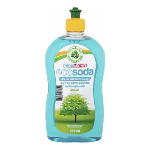 Средство для мытья посуды и детских принадлежностей Mama ultimate ecosoda 560 мл в Швейный мир