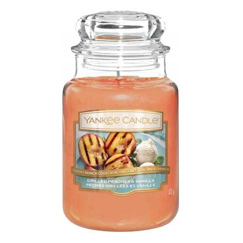 Ароматическая свеча Yankee Candle Grilled Peaches & Vanilla Свеча 623 г в Швейный мир