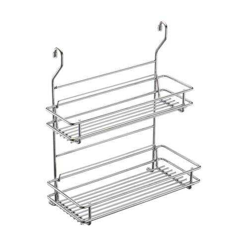 Полка на рейлинг двухъярусная разборная MX-412 хром глянец в Швейный мир