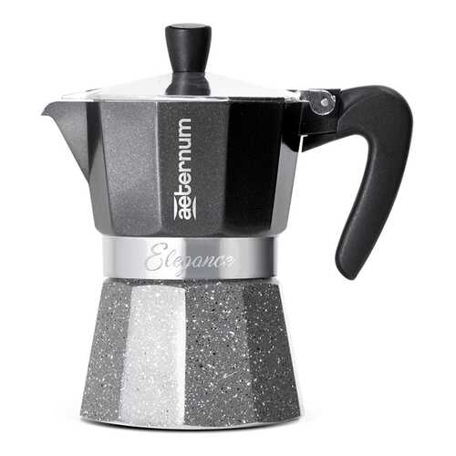 Гейзерная кофеварка AETERNUM/Bialetti ELEGANCE Black 6 чашек в Швейный мир